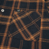 Russ Shirt Kemeja Flannel Tangan Panjang Broodies Brown