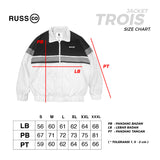 Jaket Russ Parasut Taps Coklat