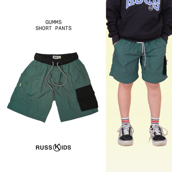 Russ Kids Short Pants Cargo Celana Pendek Anak Gumms Sage