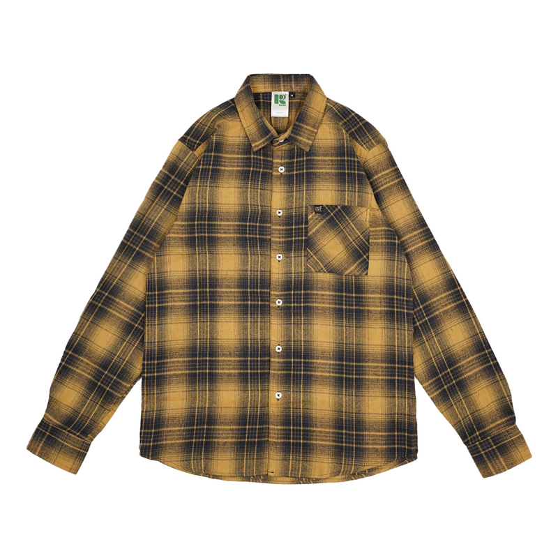 Russ Shirt Kemeja Flannel Tangan Panjang Rogue Yellow