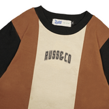 Russ Kids Tshirt Anak Tangan Pendek Oversized Vertical Brown