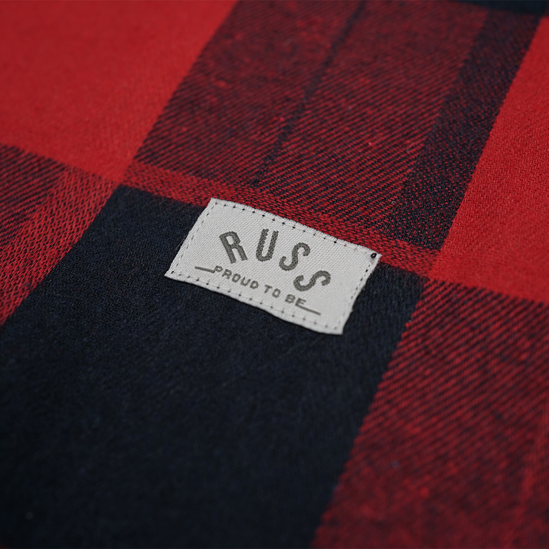 Russ Shirt Kemeja Flannel Tangan Panjang Steppen Red