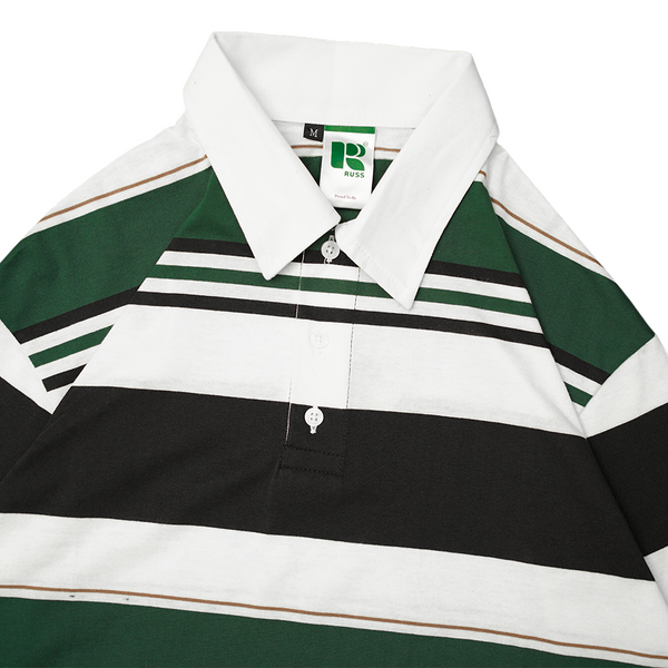 Russ Poloshirt Rugby Tshirt Long Sleeve Tesier Green