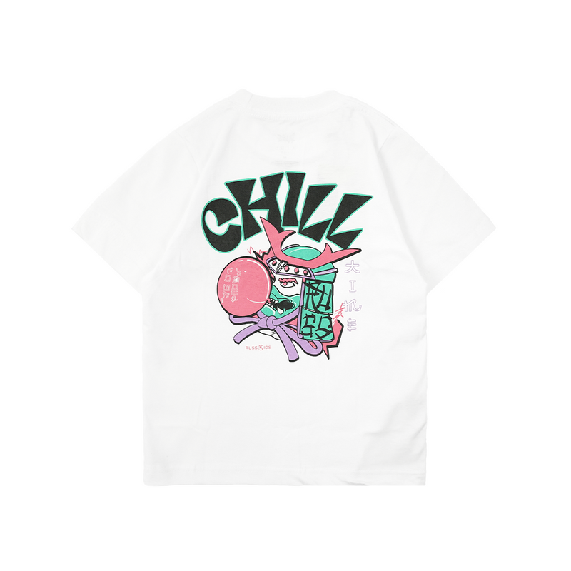 Russ Kids Tshirt Kaos Tangan Pendek Anak Chills Broken White