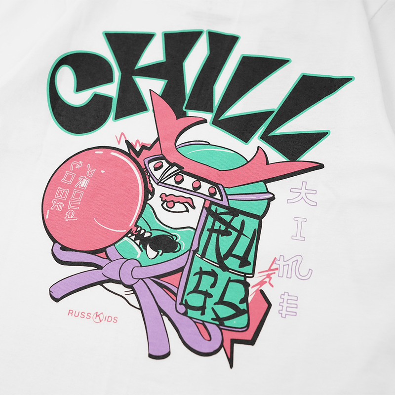 Russ Kids Tshirt Kaos Tangan Pendek Anak Chills Broken White