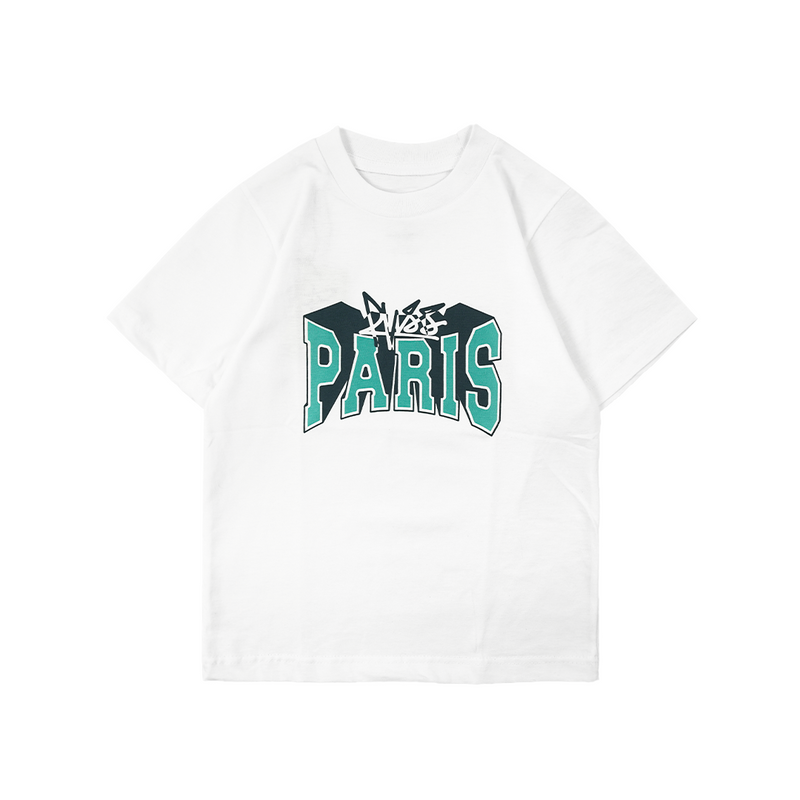 Russ Kids Tshirt Kaos Tangan Pendek Anak Paris White