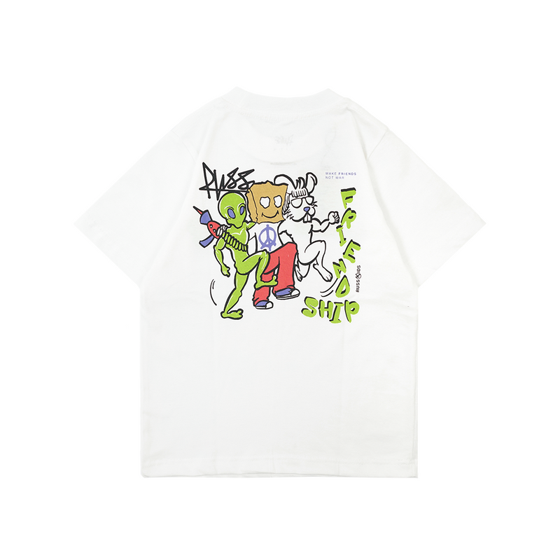 Russ Kids Tshirt Kaos Tangan Pendek Anak Friendship Broken White