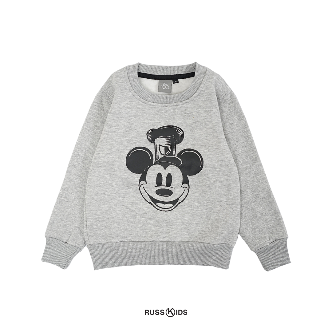 Russ Kids Sweater Crewneck Fleece Kids Mickeycn03 Misty | Russ & Co