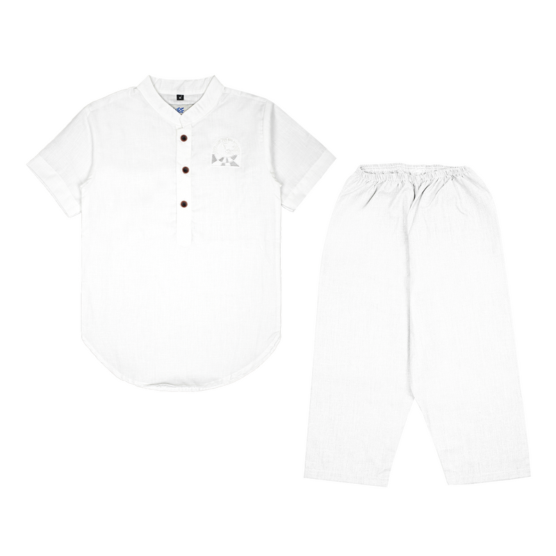 Russ Kids Shirt Koko One Set Kids Sawa Set White