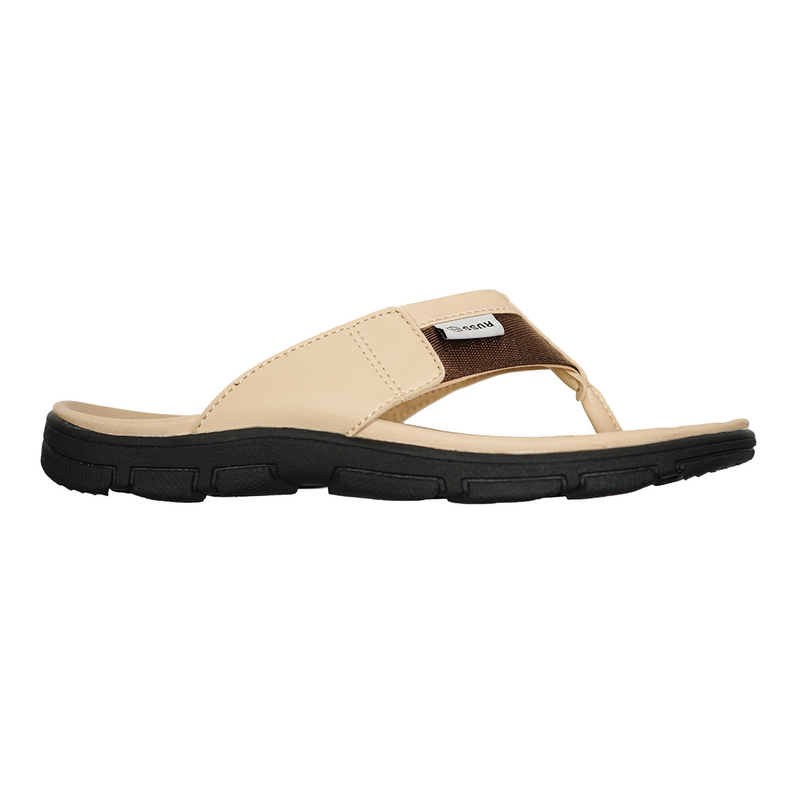 Russ Sandal Jepit Kulit Lakes Cream