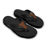 Russ Sandal Jepit Kulit Arus Black