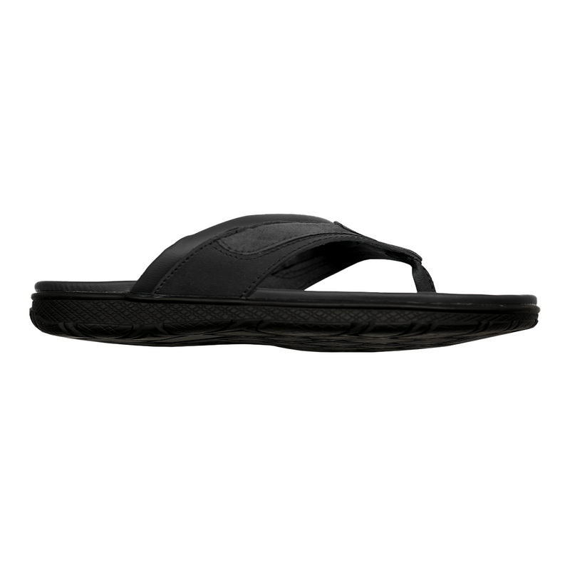 Russ Sandal Jepit Kulit Bims Black