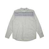 Russ Kemeja Koko Pria Tangan Panjang Hadiy Grey