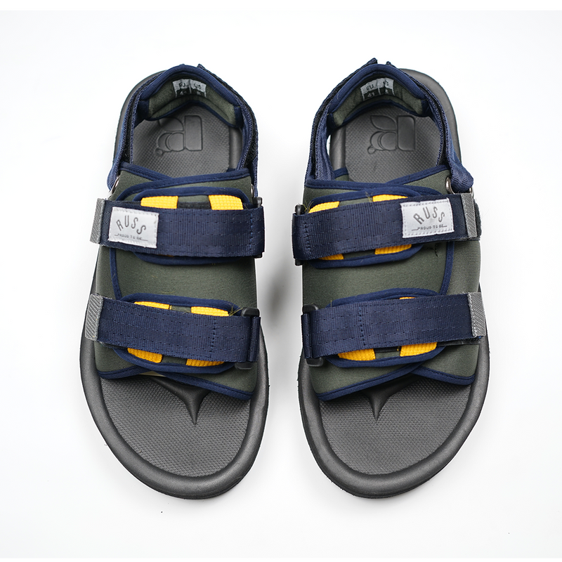 Russ Sandal Slider Terriz Navy Blue