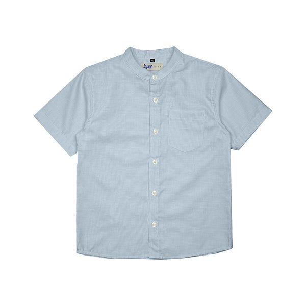 Russ Kids Shirt Kemeja Koko Anak Tangan Pendek Akhyar Blue