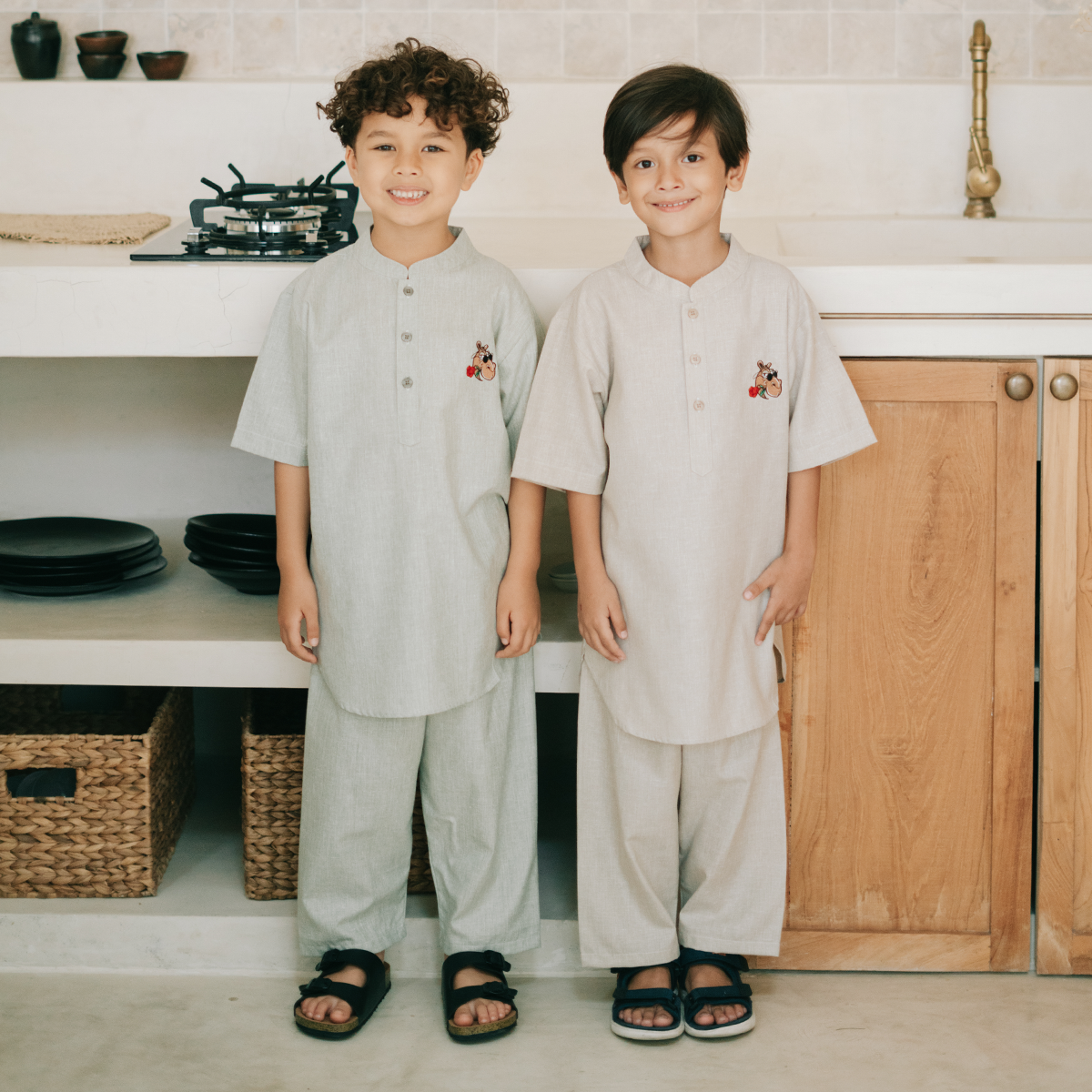 Russ Kids One Set Qurtha Kamels Set Light Brown | Russ & Co