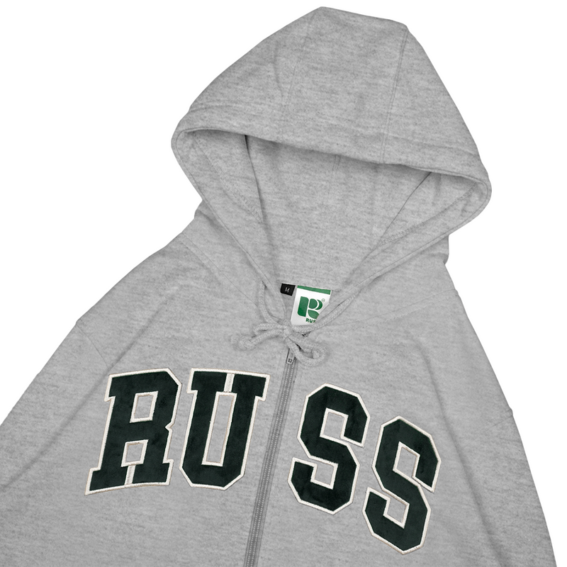 Russ Sweater Hoodie Zipper Mosh Misty