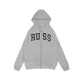 Russ Sweater Hoodie Zipper Mosh Misty