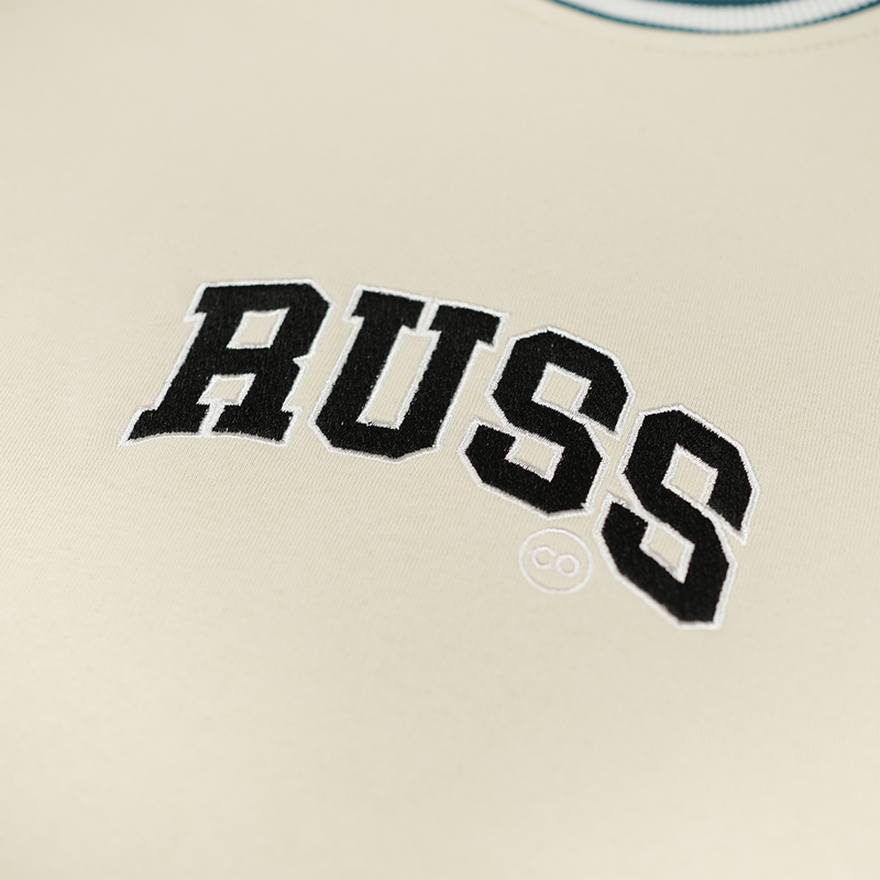 Russ X Gwan Hee Sweater Crewneck Pointer Broken [PRE ORDER]White