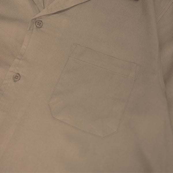 Russ Shirt Kemeja Bowling Tangan Pendek Blozz Brown