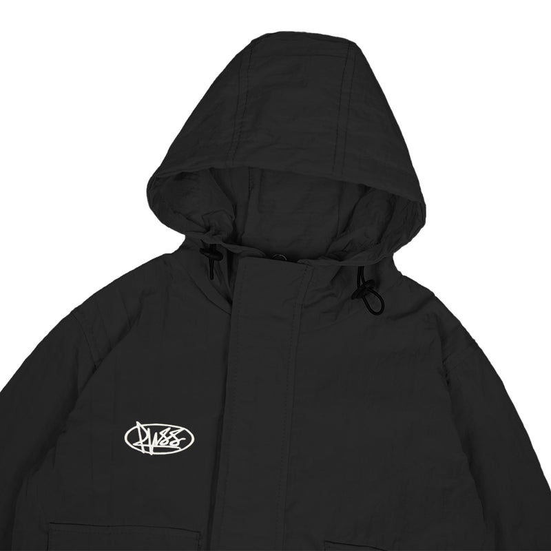 Russ Kids Jacket Parasut Anak Thumbs Black