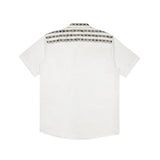 Russ Kemeja Koko Tangan Pendek Khali Cream Army