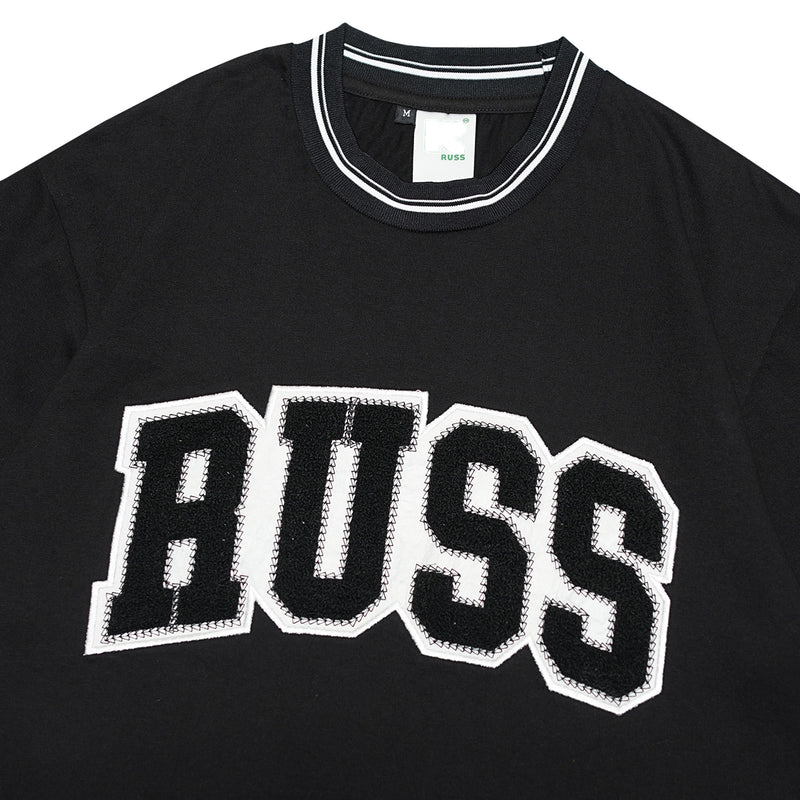 Russ Kaos Pria Tshirt Ss Fielder Black