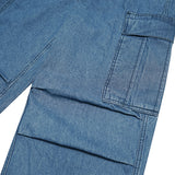 Russ Celana Panjang Cargo Denim Boogie  Light Blue
