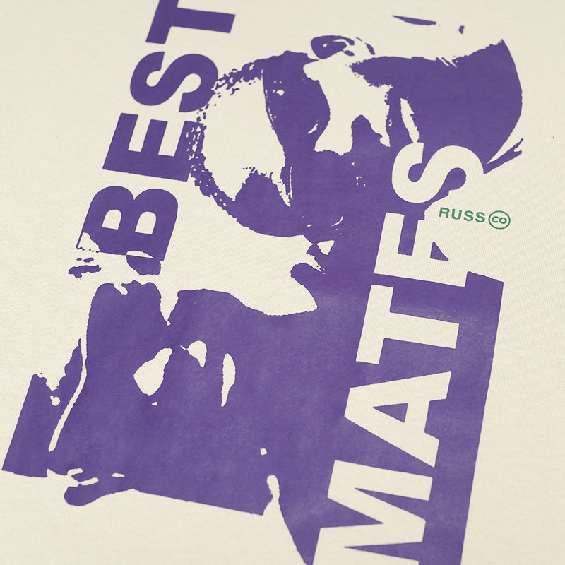 Russ Tshirt SS Bestmates Broken White