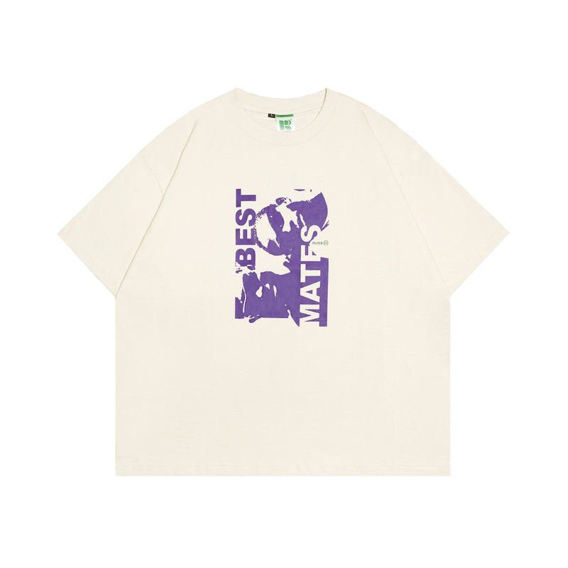 Russ Tshirt SS Bestmates Broken White