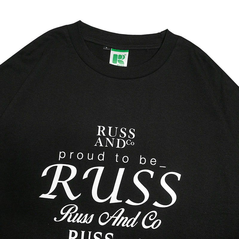 Russ Tshirt SS Typer Black