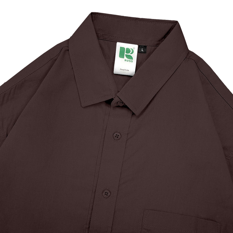 Russ Shirt Kemeja Lengan Panjang Porta Coffee