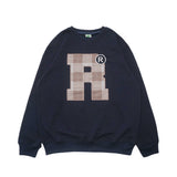 Russ Sweater Crewneck Pria Logger Navy