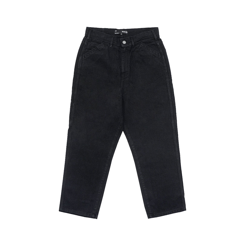 Russ Celana Denim Cargo Workpants Ghotam Black