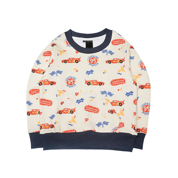 Russ Kids x Cars Sweater Crewneck Cn 01 Cream