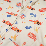 Russ Kids x Cars Sweater Hoodie Zipper 01 Cream