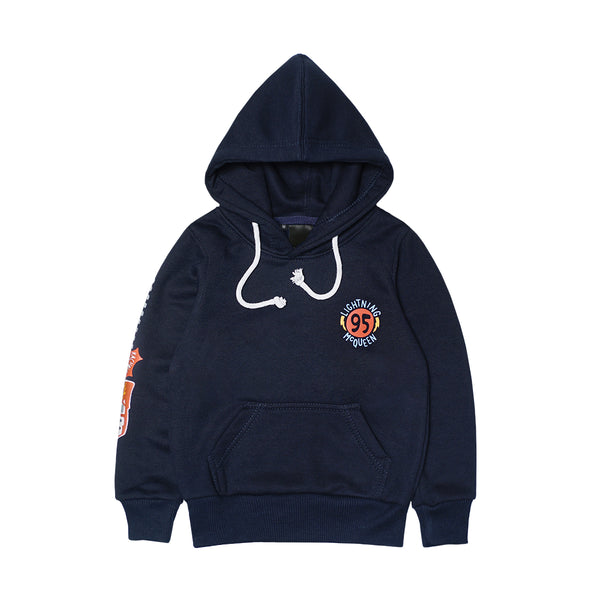 Russ Kids x Cars Sweater Hoodie Hood 01 Navy