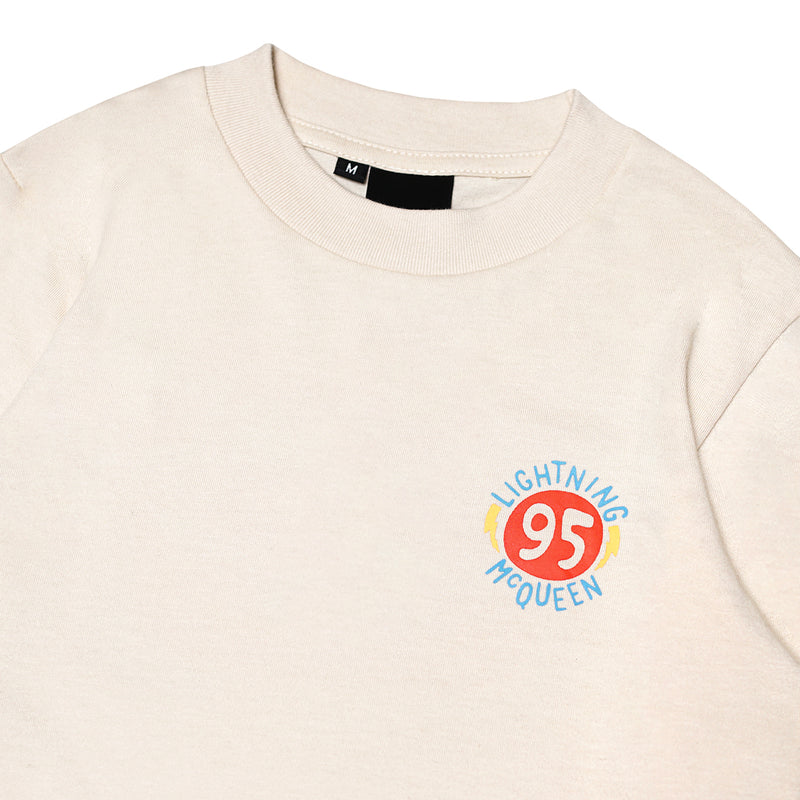 Russ Kids x Cars Tshirt Long Sleeve 01 Broken White