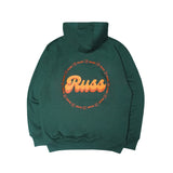 Russ Sweater Hoodie Rising Green Bottle