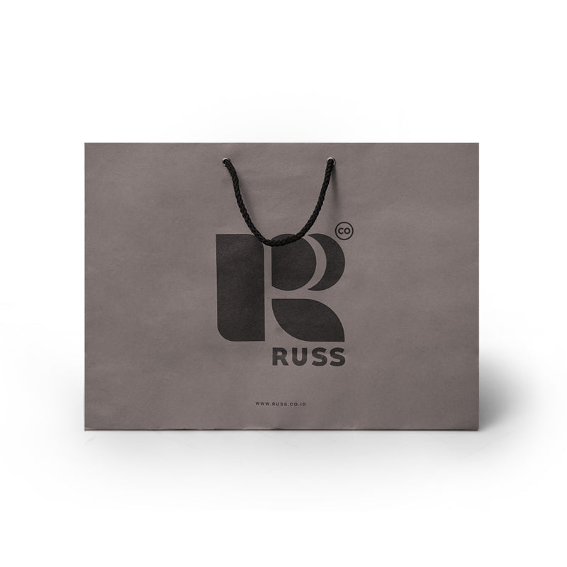 Russ Papper Bag Dark Grey