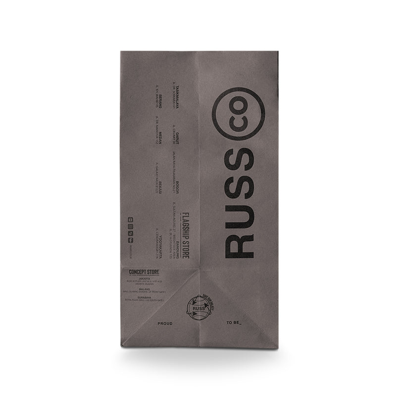 Russ Papper Bag Dark Grey