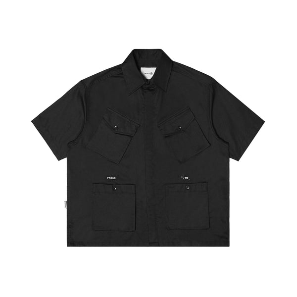 Russ Shirt Kemeja Lengan Pendek Engineer Black