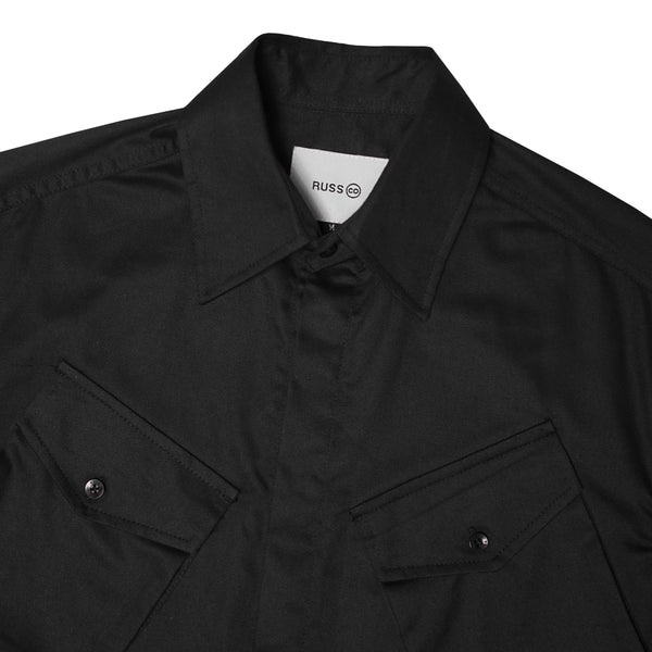 Russ Shirt Kemeja Lengan Pendek Engineer Black