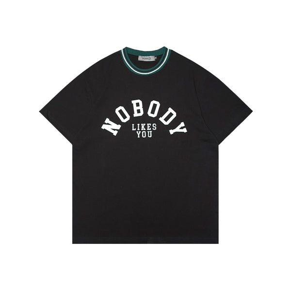 Russ Kaos Pria Tshirt Oversize Ss Nobodylike Black