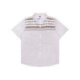 Alsukh Koko Motif Shirt Short Sleeve Brown