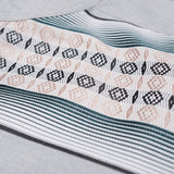 Alsukh Koko Motif Shirt Short Sleeve Light Grey