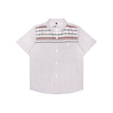 Alsukh Koko Motif Shirt Short Sleeve Maroon