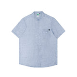 Russ Kemeja Koko Couple Lengan Pendek Ruma Blue