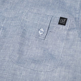 Russ Kemeja Koko Couple Lengan Pendek Ruma Blue