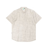 Russ Kemeja Koko Couple Lengan Pendek Sandes Brown